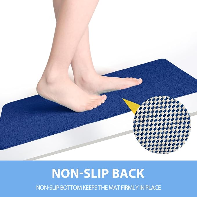 Non-Slip Bathtub Mat, 2 Pack Anti Slip Shower Mat, Fast Drying Bathtub Mats - Image 3