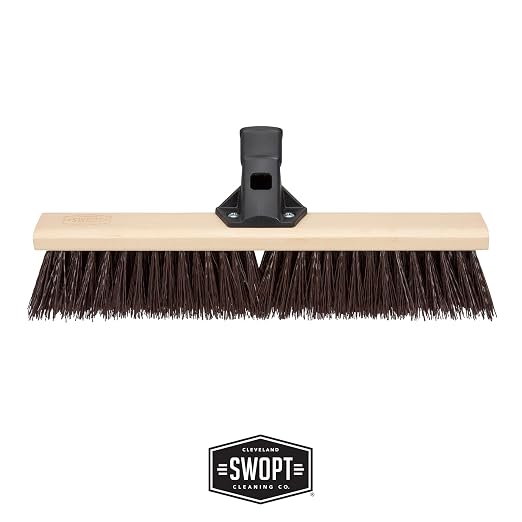 SWOPT 18" Premium Rough Surface Push Broom Head - Image 2
