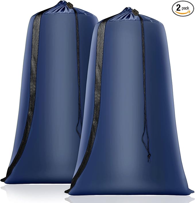 Heavy Duty Laundry Bag 2 Pack XL Nylon Laundry Bags by Coomeelaundrybag