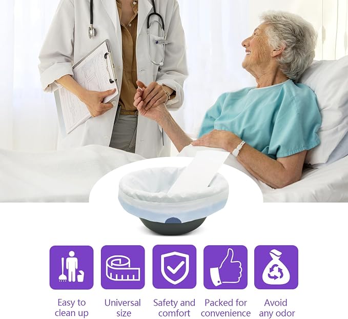 Senvok Commode Liners with Highly Absorbent Pads - Image 5