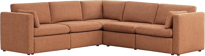 CHITA Oversized Modular Sectional Sofa Set, FSC Certified Extra Large 5 Seat V - Image 5