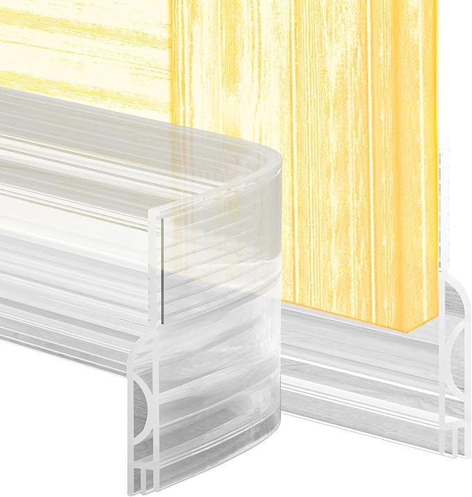 Door Draft Stopper, Door Sweep for Bottom of Door, Weather Stripping Door Seal by Zibian