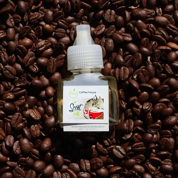 Scent Fill Coffee House Plug in Air Freshener, Scented Oil Refills, 2 Refills + - Image 3