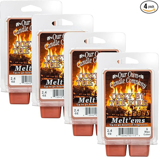 Our Own Candle Company Premium Wax Melt, Cozy by The Fire Scent, Handmade in by OurOwnCandleCompanycandles