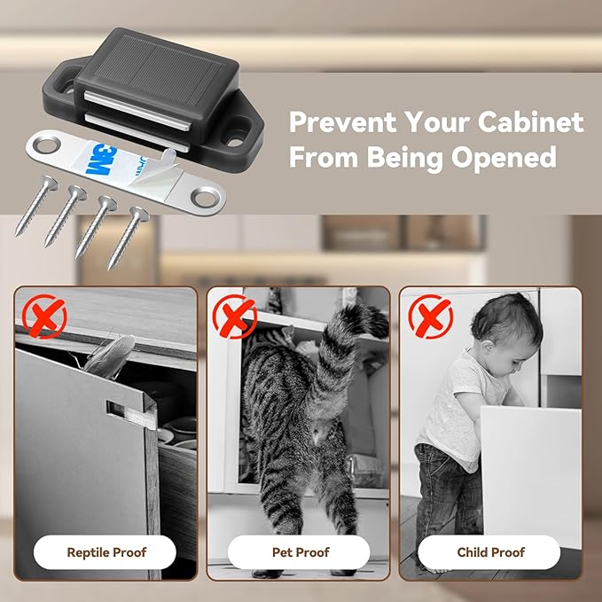 Cabinet Magnetic Catch Door Latch 30LB - Image 5
