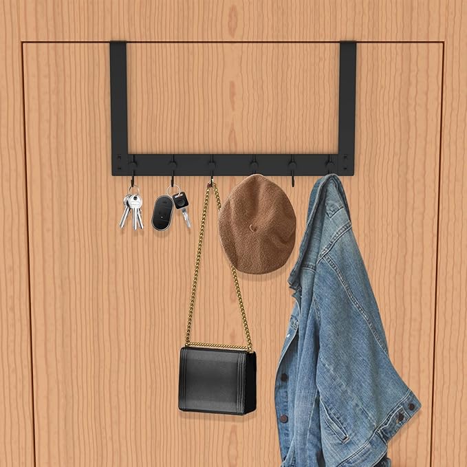 VAEHOLD Over The Door Hooks for Hanging Clothes, Heavy-Duty Door Hooks - Image 6