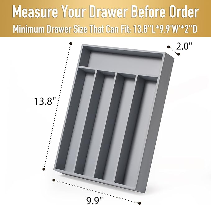 Bamboo Silverware Holder - Image 2