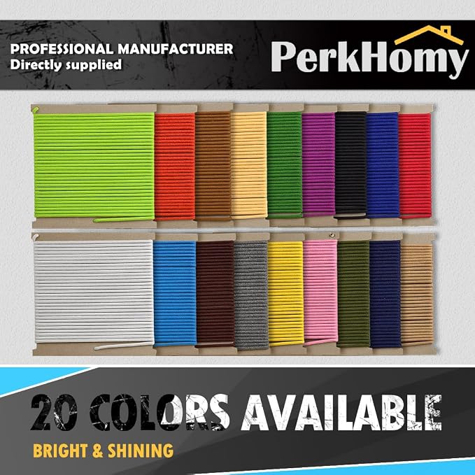 PerkHomy 500lb Cotton Rope 3/16" 50 ft Multi Purpose Utility Diamond Braided - Image 6