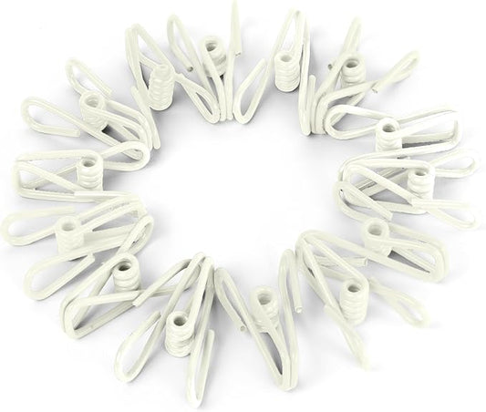30 Pack White Chip Bag Clips for Food by RIVEDA