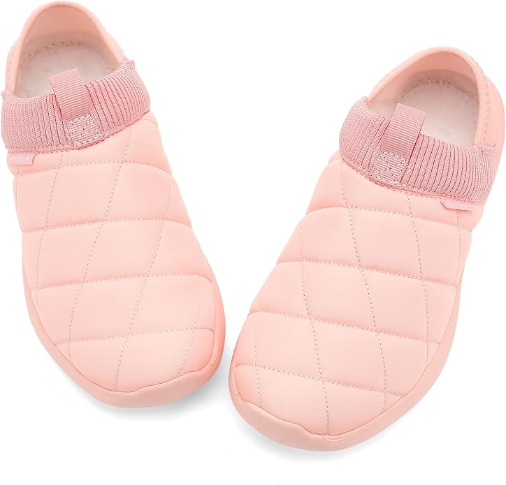 KUBUA Slippers for Men and Womens Indoor House Shoes Plush Slip on Outdoor - Image 5
