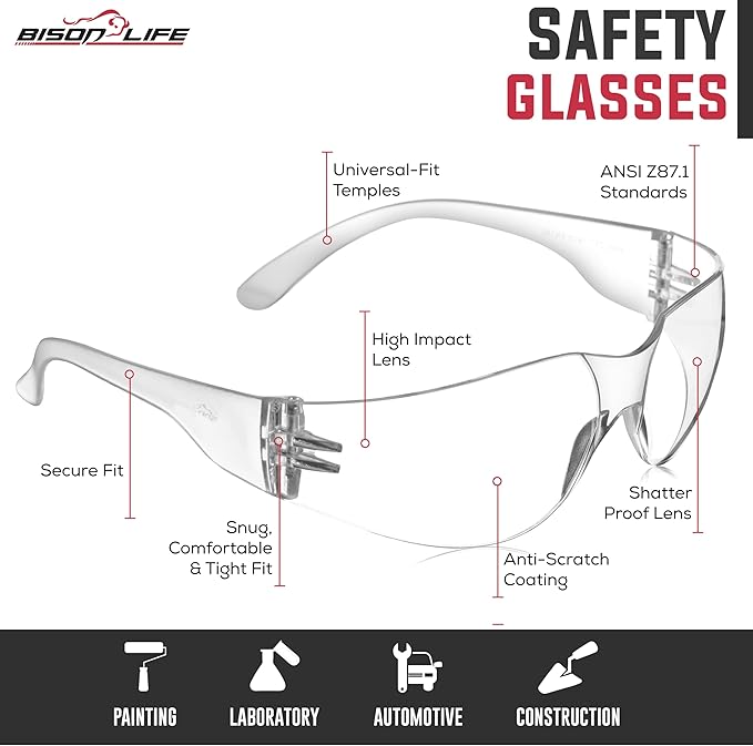 BISON LIFE Safety Glasses - Image 3
