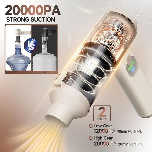 Car Vacuum, Handheld Car Vacuum Cleaner Cordless - Image 2