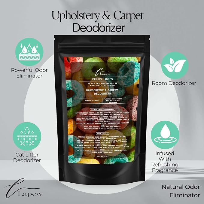 Fruity Loops Carpet Freshener Powder: Powerful Odor Eliminator - Image 4