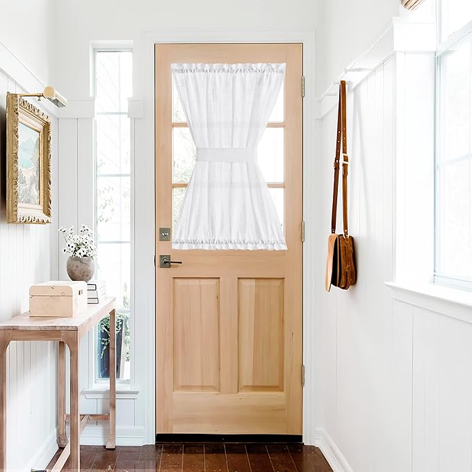NICETOWN Classroom Window Cover Sheer Lockdown Shade, Front Door Curtains by NICETOWN