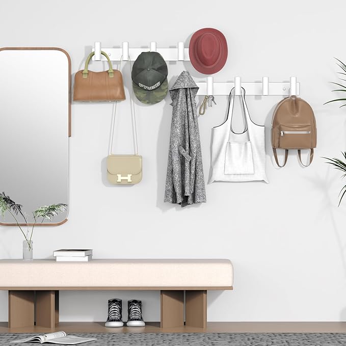 VAEHOLD Hat and Coat Wall Mount Rack - Image 4