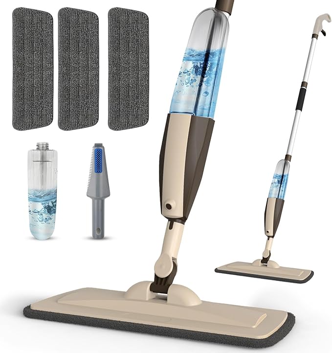 Mops for Floor Cleaning, 50 inch Spray Mop by PANDAGRIP