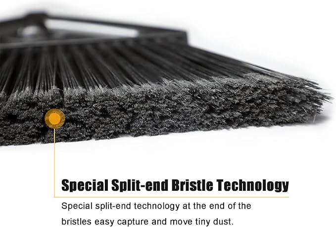 Heavy Duty Commercial Broom, Upgraded Angle Broom - Image 4