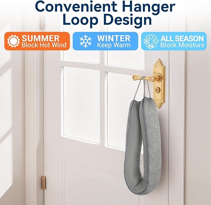 Door Draft Stopper for Bottom of Door, 36’’ Heavy Duty Under Door Draft Blocker - Image 6
