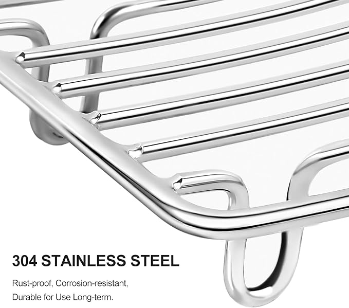 Bar Soap Dish Holder for Shower Bathroom Stainless Steel Rust Proof Self - Image 2