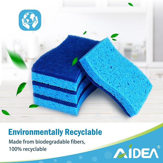AIDEA Sponges Kitchen, Non Scratch Scrub Sponge, Sponges - Image 7
