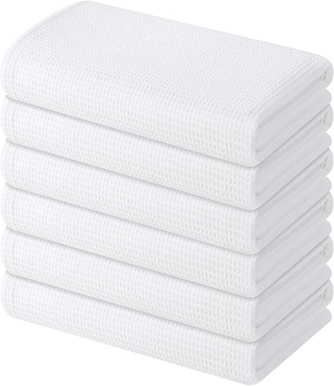 Homaxy 100% Cotton Waffle Weave Kitchen Towels by Homaxy