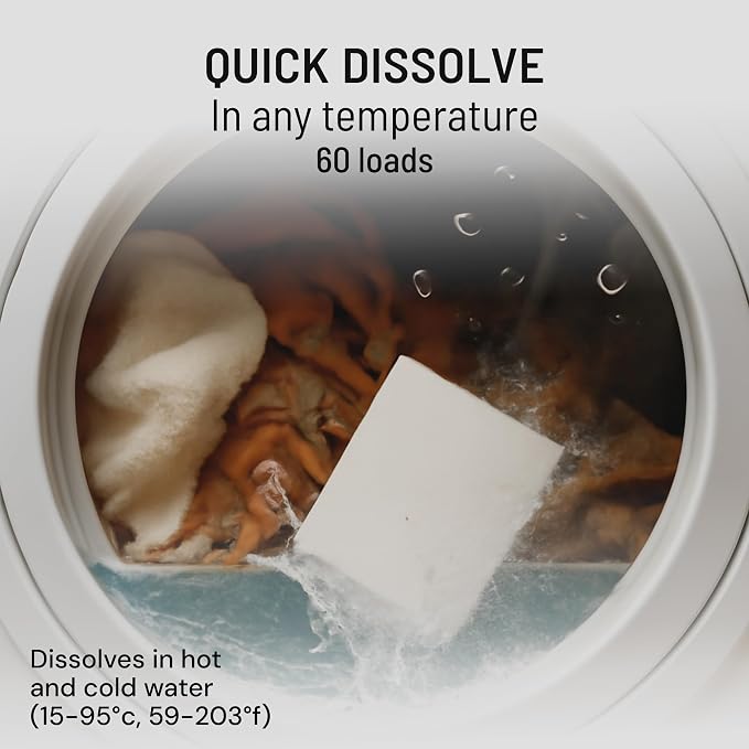 Fragrance Free Laundry Detergent Sheets | Clothes Detergent Laundry Soap Sheets - Image 7