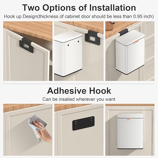 Mbillion Kitchen Compost Bin Hanging Trash Can - Image 4