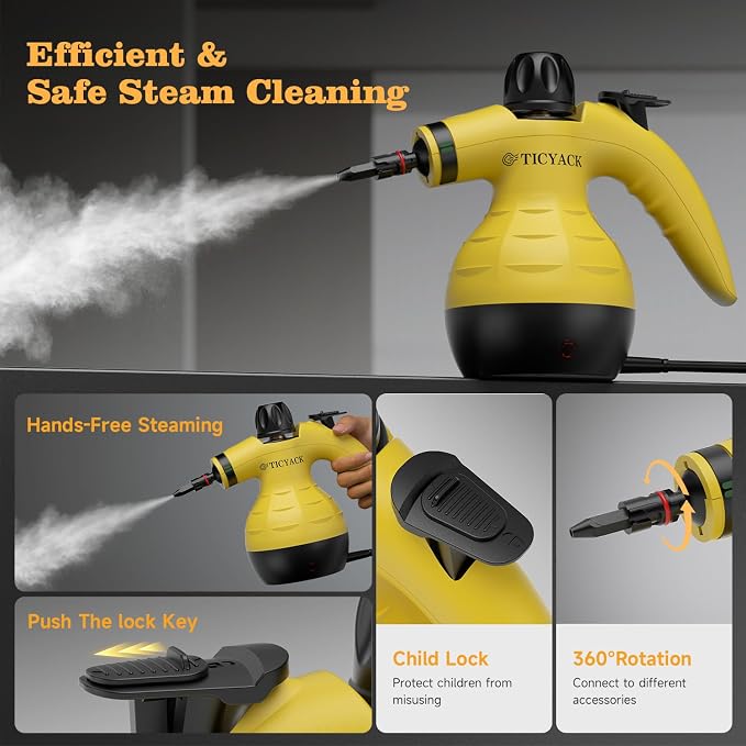 Steam Cleaner, Handheld Steam Cleaner - Image 5