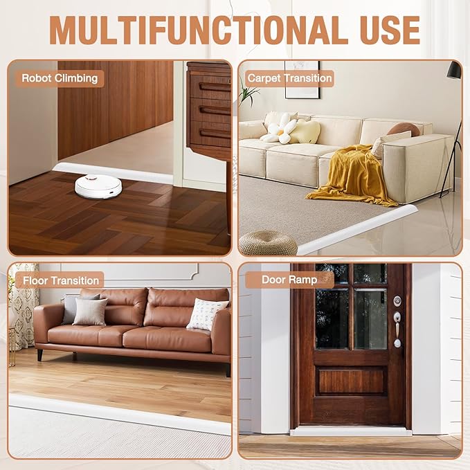Floor Transition Strip Self Adhesive Vinyl Door Threshold - Image 6