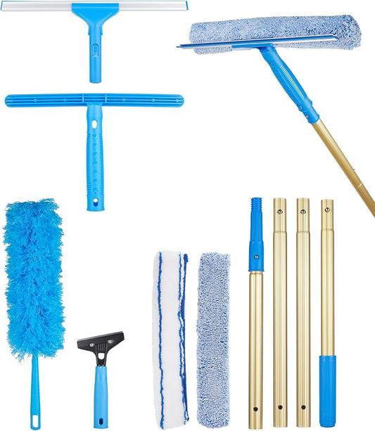 2 in 1 Window Squeegee Cleaning Kit by ZKUAOGDI
