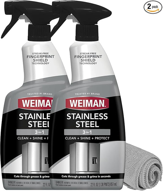 Weiman Stainless Steel Cleaner and Polish by Weiman