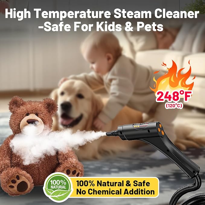 Steam Cleaners, 2500W High Pressure Steamer - Image 3