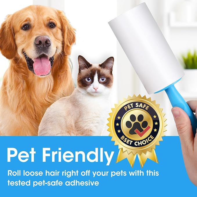 AZEN Lint Roller, Lint Rollers for Pet Hair Extra Sticky, 1200 Sheets Lint - Image 5