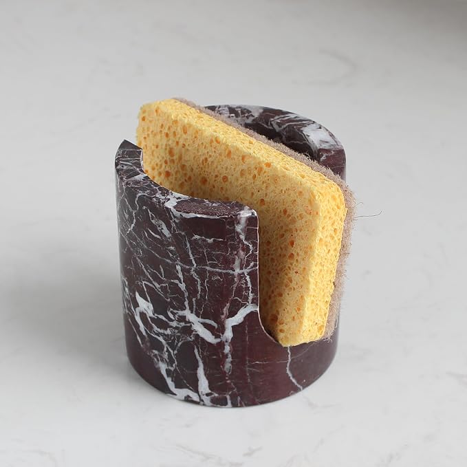 Natural Rosa Levanto Marble Sponge Holder by Nawgnail