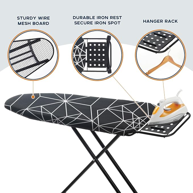 Ironing Board 43x13, Compact Iron Board Full Size - Image 4