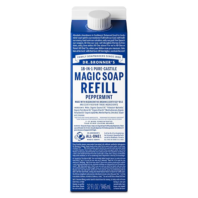 Dr. Bronner's Pure-Castile Liquid Magic Soap Refill by DrBronners