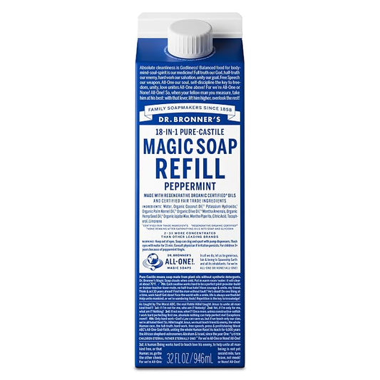 Dr. Bronner's Pure-Castile Liquid Magic Soap Refill by DrBronners