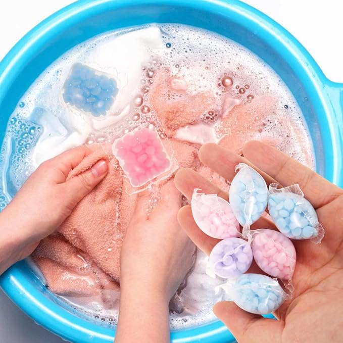 Artibetter Laundry Scent Booster Beads 50pcs In-Wash Fragrance Booster Laundry - Image 3