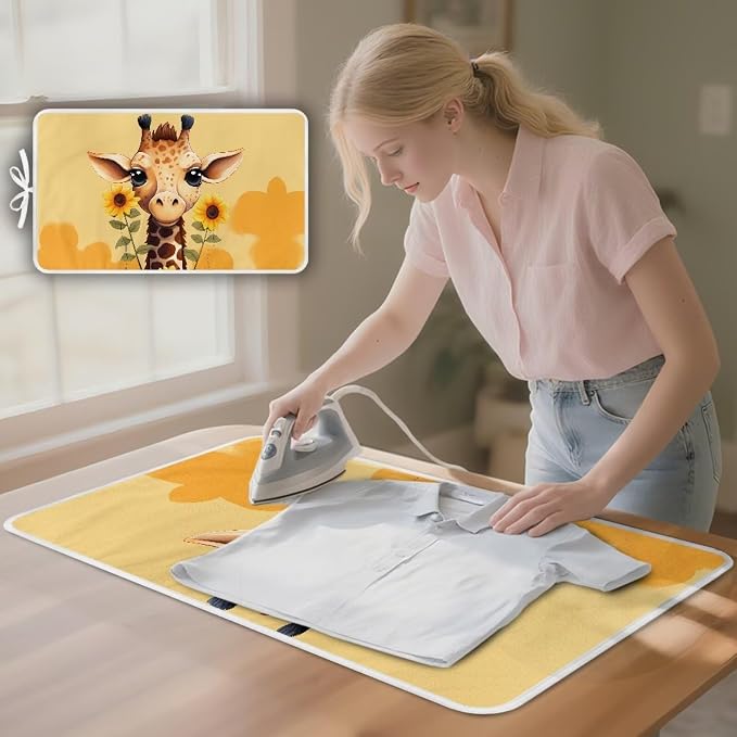 Funny Ironing Mat Portable Giraffe Ironing Pad - Image 3