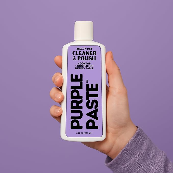 Purple Paste Multi-Surface Cleaner & Polish, Made in USA, 8oz Bottle - Image 2