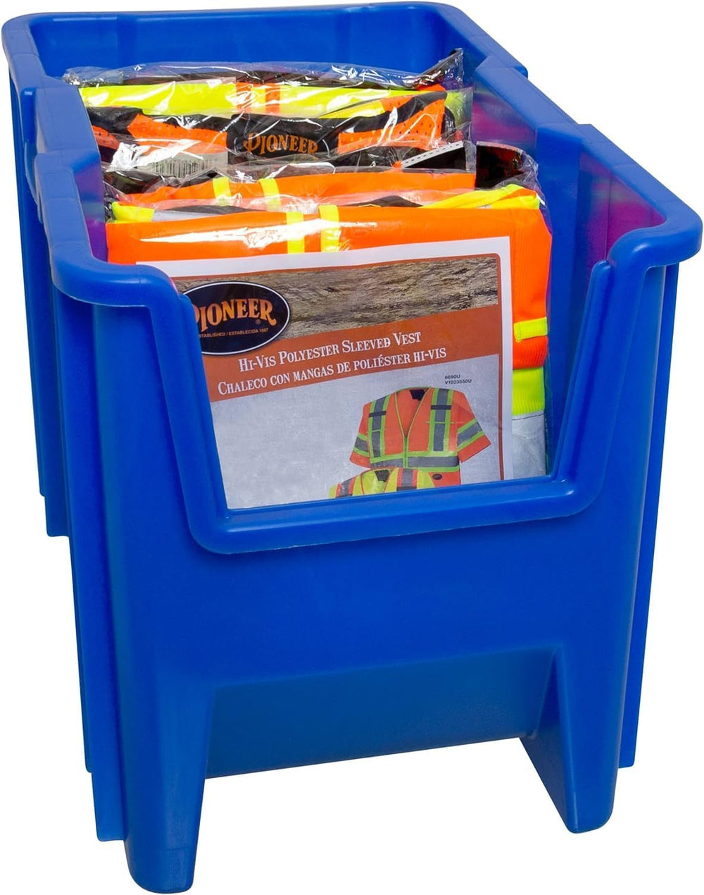 Akro-Mils Stak-N-Store Stackable Storage Bins, 17.5"x11"x12.5"...