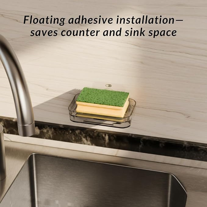 Toro Adhesive Sponge Holder for Kitchen Sink - Image 2