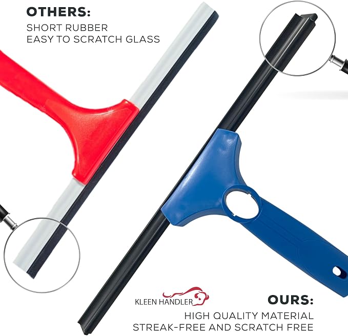 Kleen Handler 14” Window Washing Squeegee Blades, Replacement Blades - Image 3