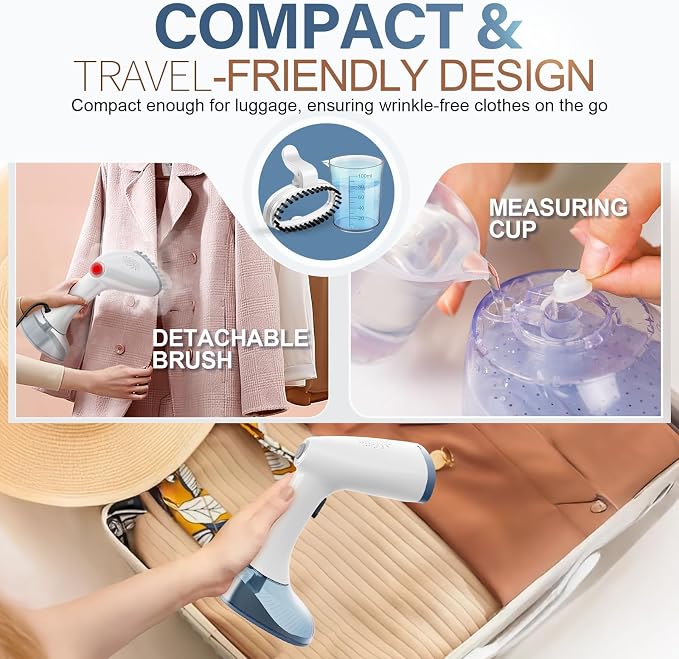 Steamer for Clothes, 1800W Fast Heat-up Clothes Steamer Handheld Garment Steamer - Image 8