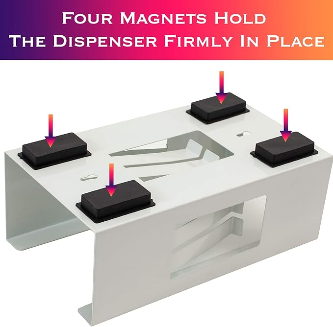 EHOMEA2Z Magnetic Glove Holder, Glove Box Holder, Glove Dispenser, Durable - Image 3