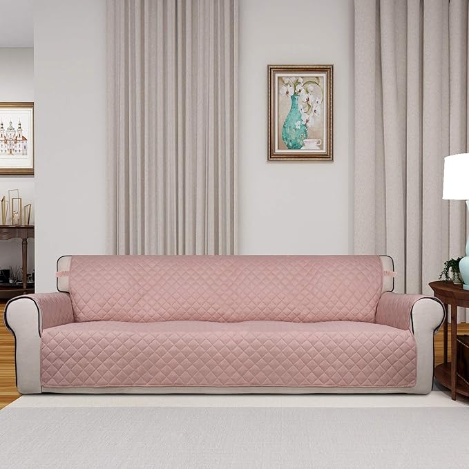 PureFit Reversible Quilted Sofa Cover, Water Resistant Slipcover Furniture - Image 2