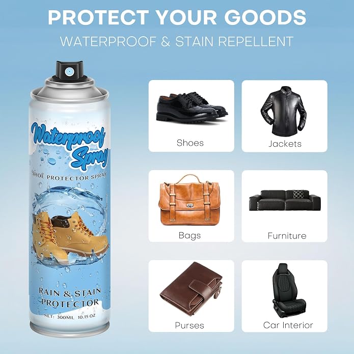 etching Shoe Protector Spray, Suede Protector Spray, Rain & Stain Waterproof - Image 7