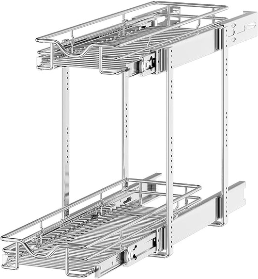 OCG 2 Tier Pull Out Cabinet Organizer, Pull Out Drawers by OCG