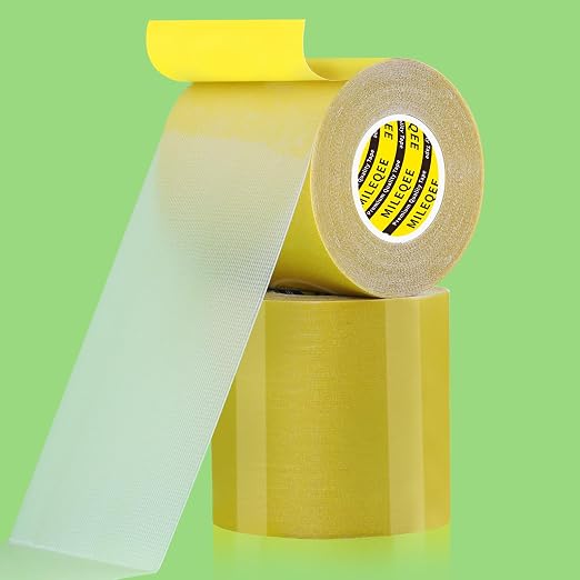 2Pack Double Sided Tape Heavy Duty, 3.2inx33FT Universal High Tack Strong Wall by MILEQEE