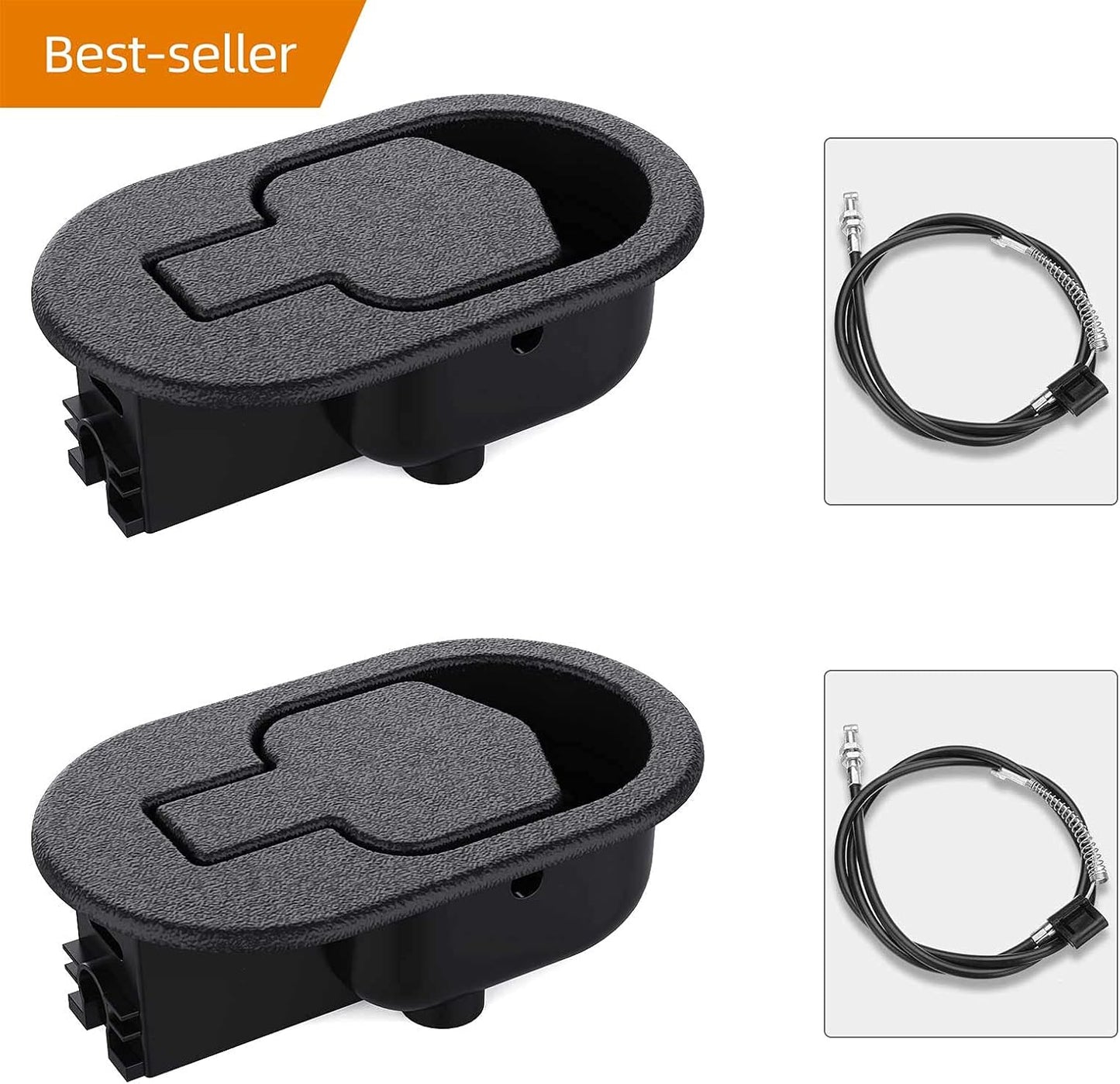 2 Set Recliner Replacement Parts, Durable Recliner Release Pull Handle with Recliner Pull Cable, Repair Replacement Parts Compatible with Most Furniture of Recliner Chair Sofa Couch